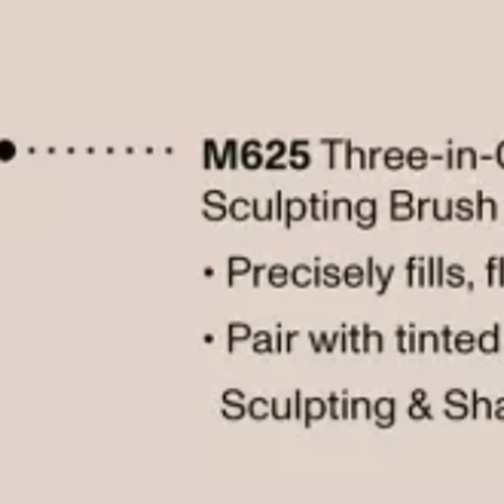 Morphe M625 Three-in-One Brow Sculpting Brush